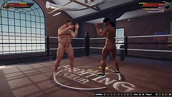 Ethan And Dela Engage In A Fierce Naked Battle In 3d