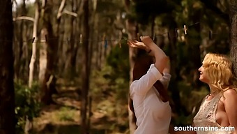 Australian Lesbians Embrace Nature In Intimate Encounter