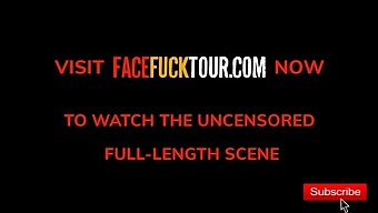 Mila Garcia Chokes On Huge Dick In Intense Face Fuck Session