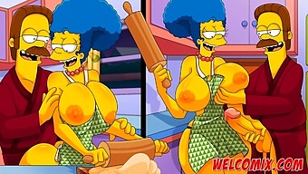 Experience The Ultimate Cartoon Fantasy With The Best Breasts And Rear Ends In Adult Animation, Featuring Simpson'S Characters In A Sensual Hentai Rendition.