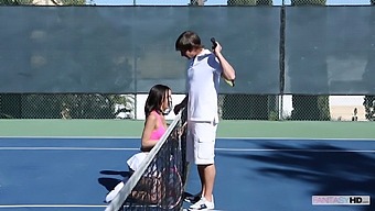 Dillion Harper'S Intense Tennis Lesson Turns Into A Steamy Sexual Encounter