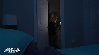 Thunderstorm Leads To Intimate Encounter Between Stepson And Stepmom In 4k