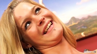 Klara, A Busty Blonde, Eagerly Gives Oral Pleasure And Swallows Semen As An Alternative To A Professional Photo Shoot