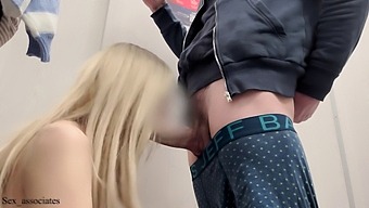 Blonde Store Assistant Surprised By Public Dick Flashing In Westfield London