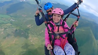 Adrenaline-Fueled Paragliding Adventure Leads To Explosive Orgasm