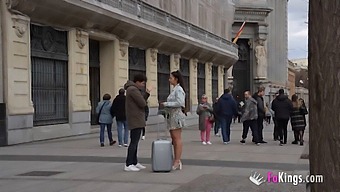 Nuria Millan, A Novice Spanish Beauty, Enjoys Flirting With Strangers On The Street!