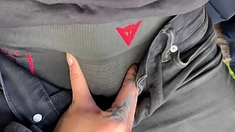 Amateur Teen With Big Ass Enjoys Public Pussy Play In Pov