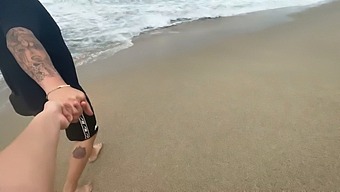 Unknown Man Offers Money For Sexual Encounter And Receives Ejaculation On A Beach
