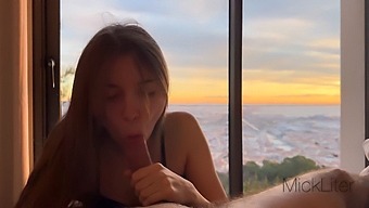 Amateur Brunette Gives A Blowjob In Homemade Video
