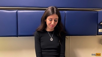 Stunning Model Engages In Public Sex For Financial Gain On A Train In Hd