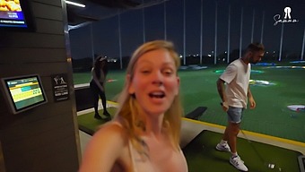 Blonde Babe Enjoys A Wild Night Of Sex After A Round Of Golf