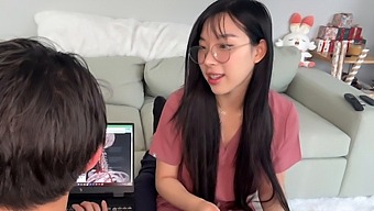 Pov Video: College Girl Elle Lee'S Steamy Lesson With Her Tutor