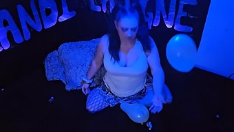 Adorable Milf Candy Indulges In Her Balloon Fetish