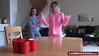 Loser'S Punishment In A Strip Game - Licking The Winner'S Pussy