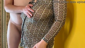 A Voluptuous Wife With A Shaved Pussy Allows Me To Ejaculate Inside Her For Potential Conception - Viewed From The Side