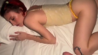 Horny Step Sister Surprises Her Brother In The Act ~ High Definition ~ Small Tits