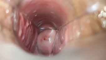 Intense Close-Up Of Vaginal And Cervix Orgasm