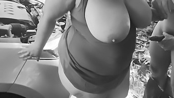 Hot And Horny Milf Seduces Young Man In Car