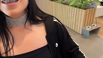 Beautiful Wife Of Colombian Origin Gives Deep Blow Job In A Homemade Video.