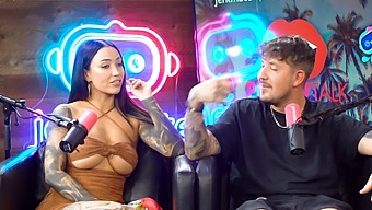 Lily Phillips Has Sex With A Dwarf On A Live Podcast That Willow Harper Is Hosting.